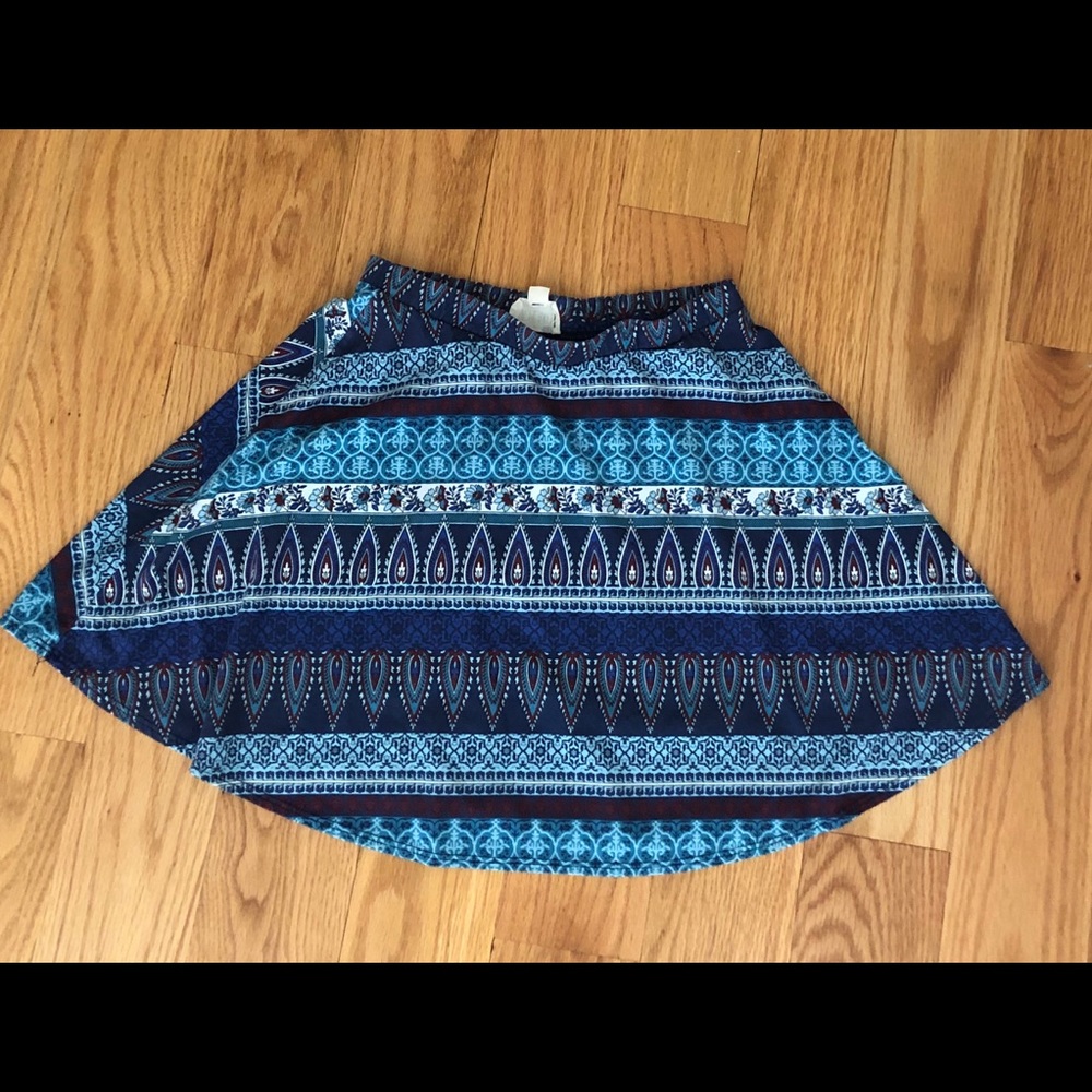 Blue Pacsun Skater Skirt